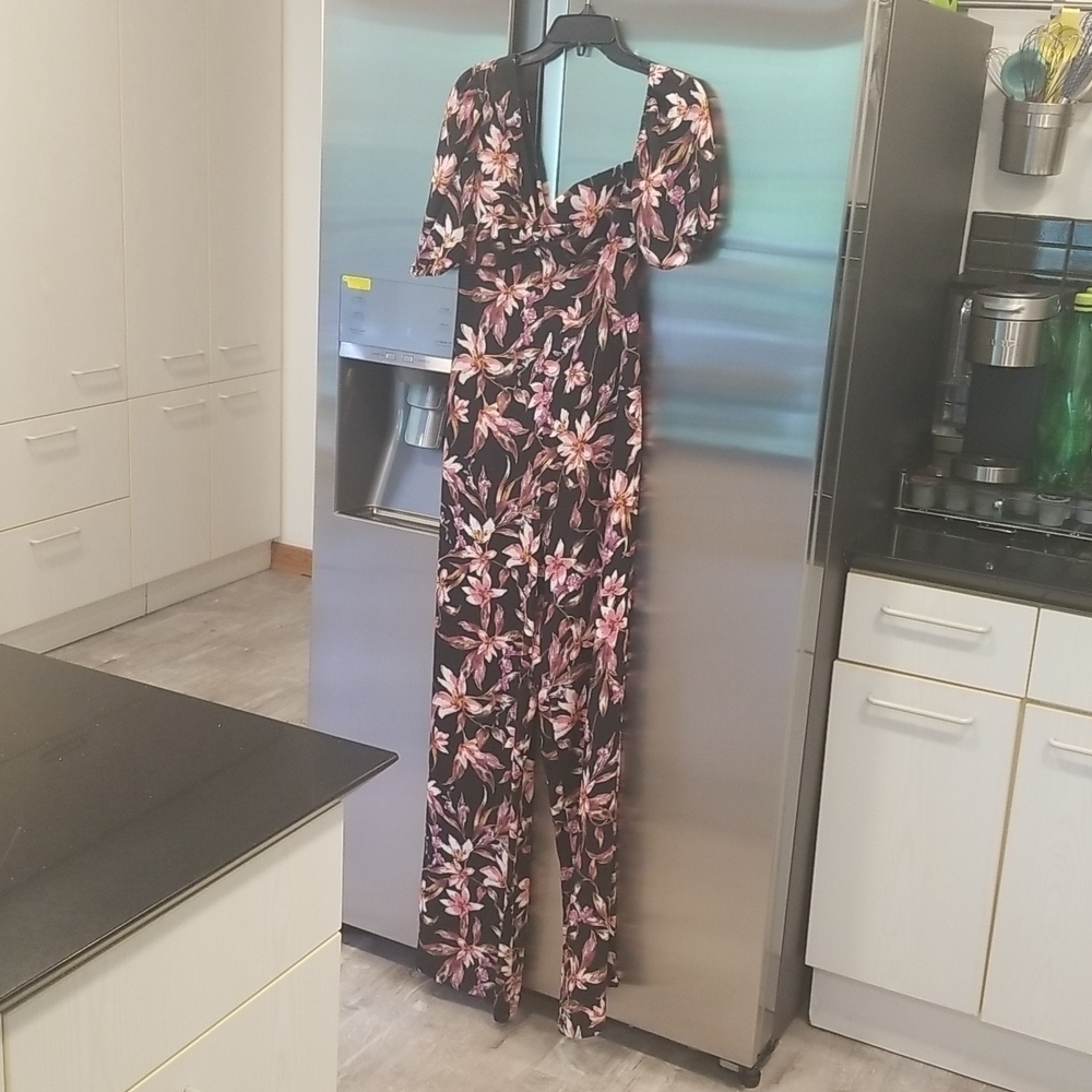 💕AMUR💕 Jax Jumpsuit ~ Floral Print Size 0 - Picture 7 of 13